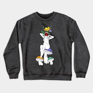 Mushroom Sittin Crewneck Sweatshirt